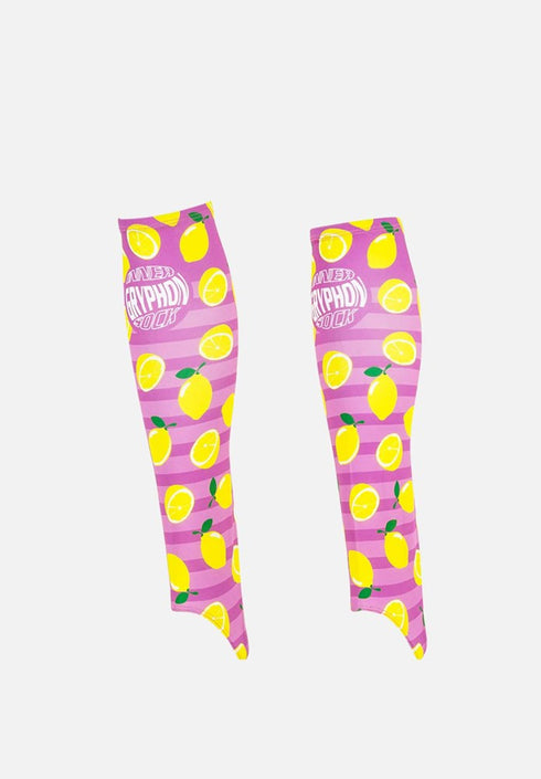 Gryphon Inner Socks Lemon Purple